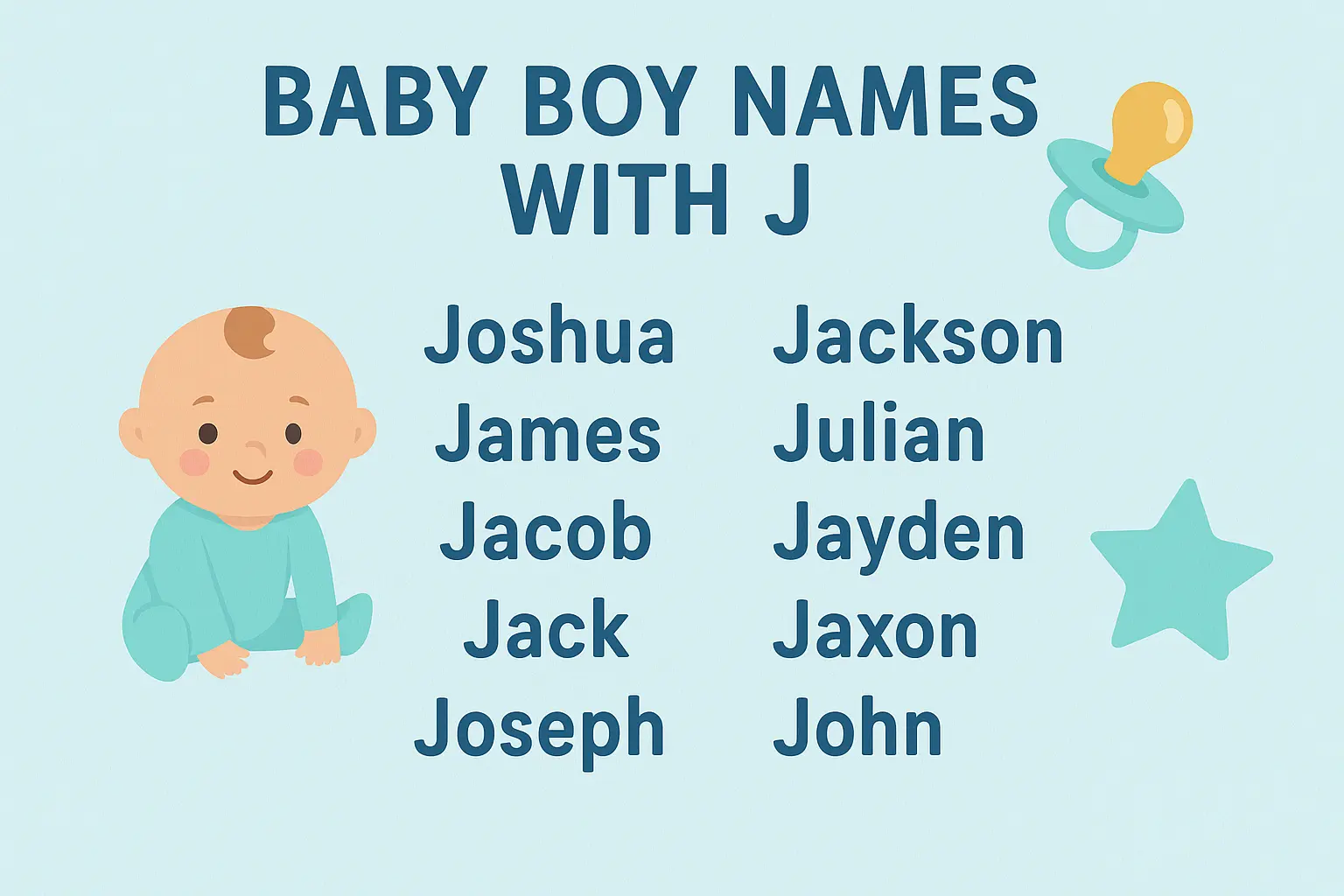 baby boy names with J