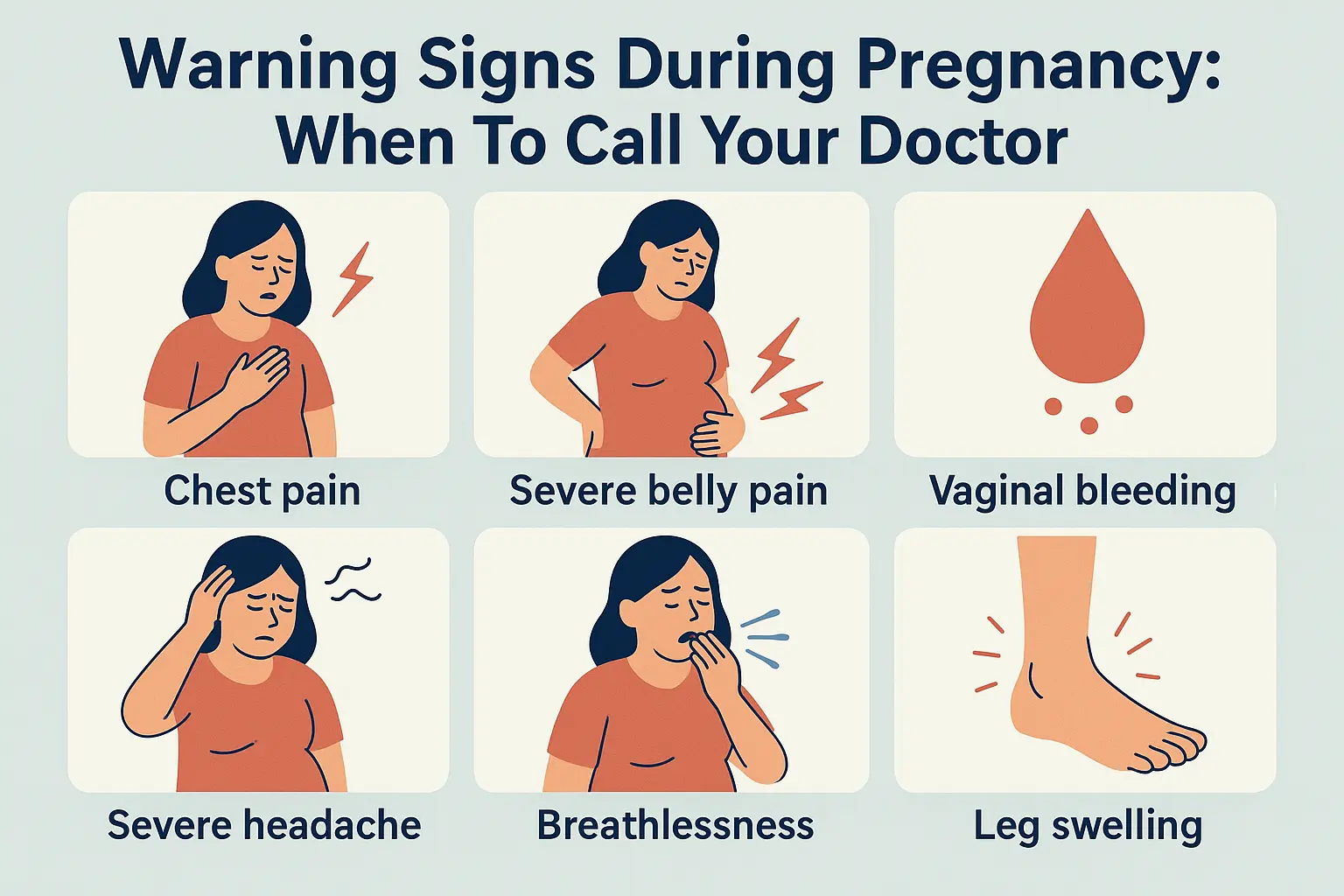 Early pregnancy warning signs