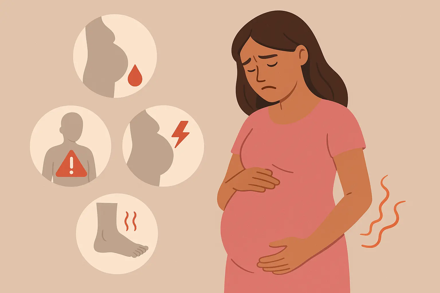Late pregnancy warning signs