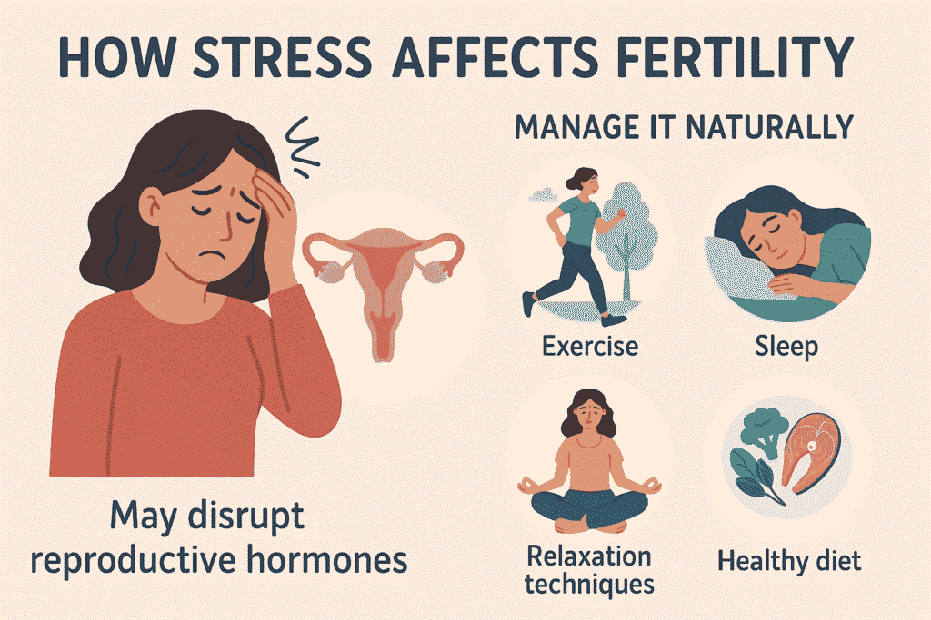 how stress affects fertility and how to manage it naturally