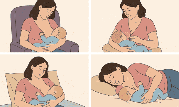 Breastfeeding Positions and How to Achieve a Good Latch