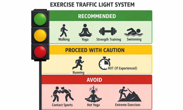 Exercise Traffic Light Guide