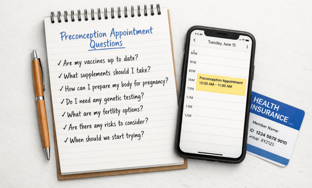 Preconception Appointment Prep