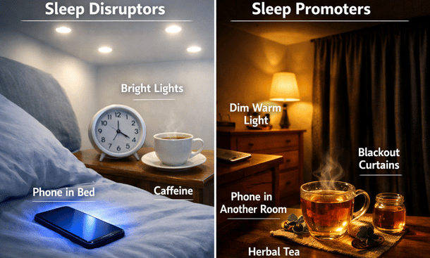 Sleep Disruptors vs Promoters