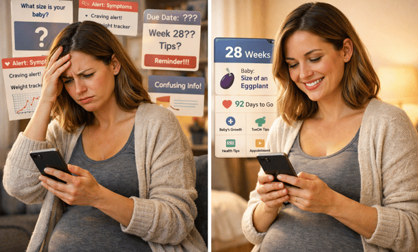 App Interface Contrast