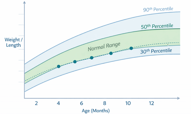 Baby Growth Percentiles Chart