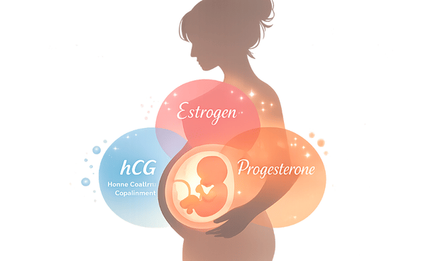 Hormonal Pregnancy Infographic
