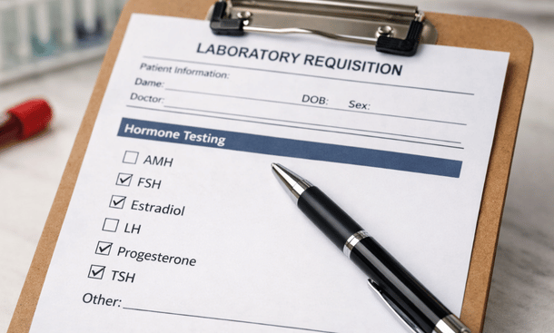 Hormone Test Requisition Form