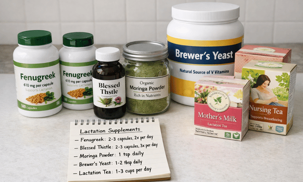Lactation Supplements Display