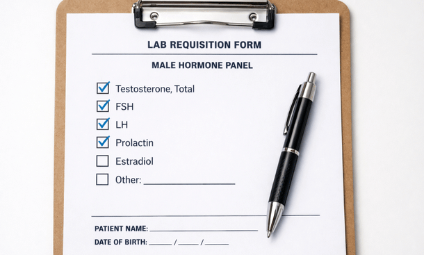 Male Hormone Testing Form