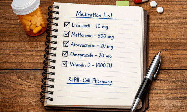 Medication List Note