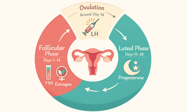 Menstrual Cycle Infographic