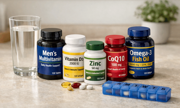 Organized Supplement Setup