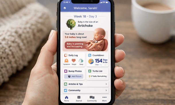 Pregnancy App Dashboard