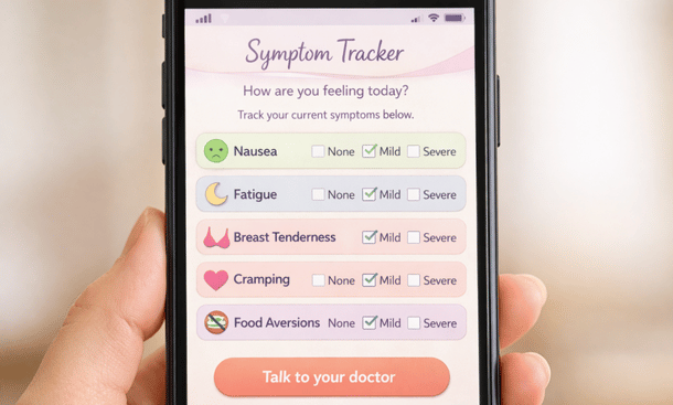 Pregnancy App Interface