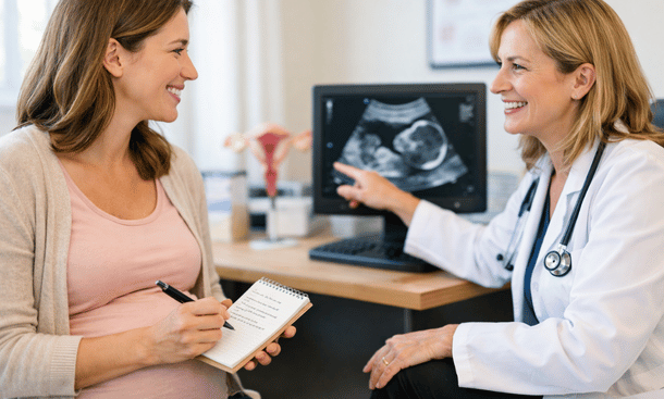 Pregnancy Consultation Scene