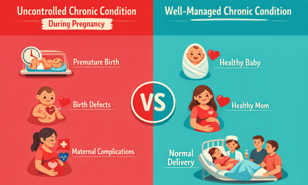 Pregnancy Health Outcomes Chart
