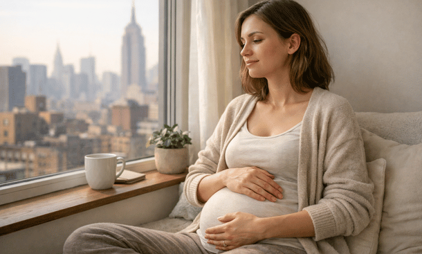 Pregnancy Peaceful Moment