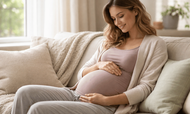 Pregnant Woman Relaxing