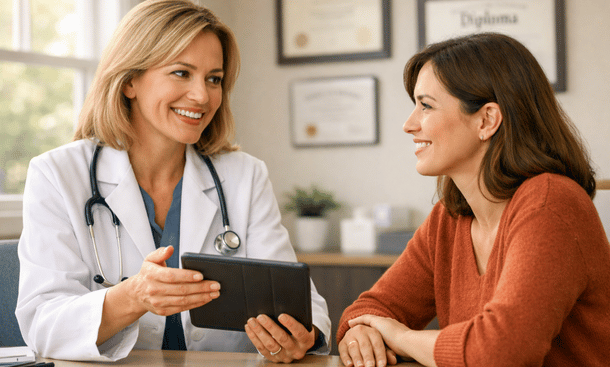 Reassuring Medical Consultation