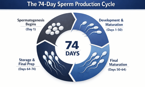 Sperm Production Timeline