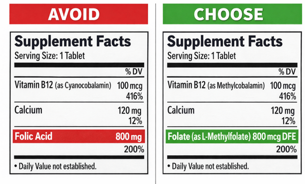 Supplement Label Comparison