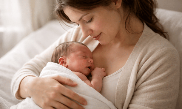 Tender Motherhood Moment