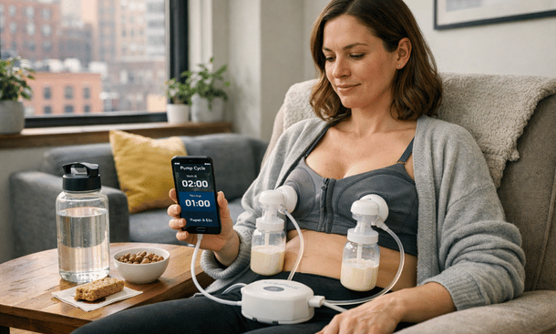 Mom's Pumping Routine