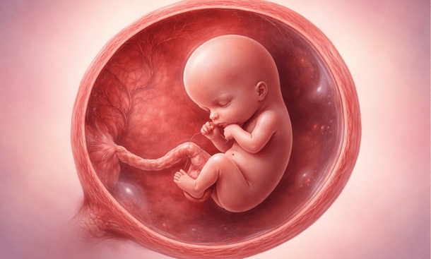 10-Week Fetus Illustration