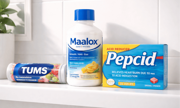 Antacid Product Display