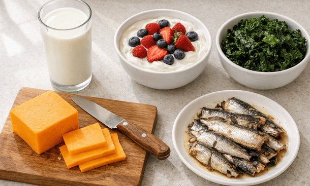Calcium-Rich Kitchen Scene