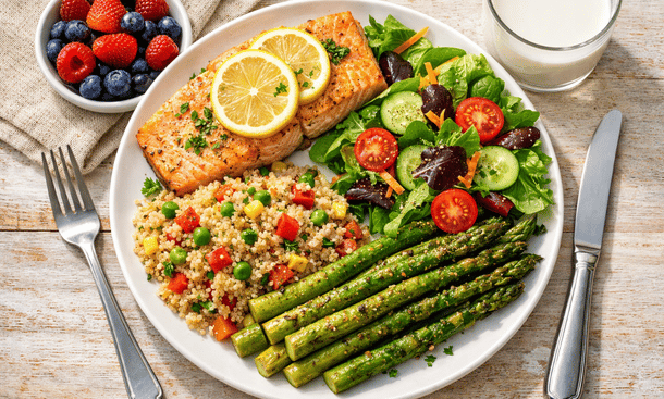 Colorful Healthy Dinner