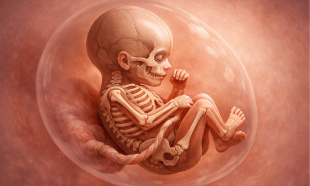 Fetus Development Illustration