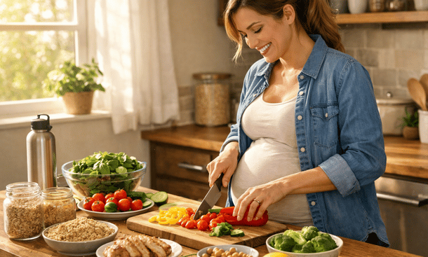 Healthy Pregnancy Kitchen Moment