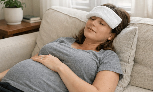 Restful Pregnancy Moment