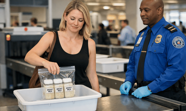 Airport Breast Milk Security