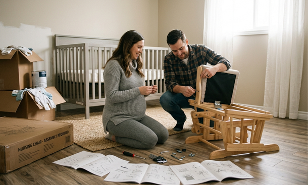 Assembling Nursery Glider