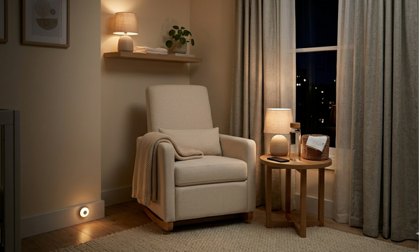 How to Set Up a Nursing Corner for Late-Night Breastfeeding