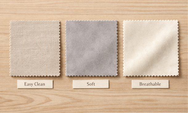 Fabric Swatches Display