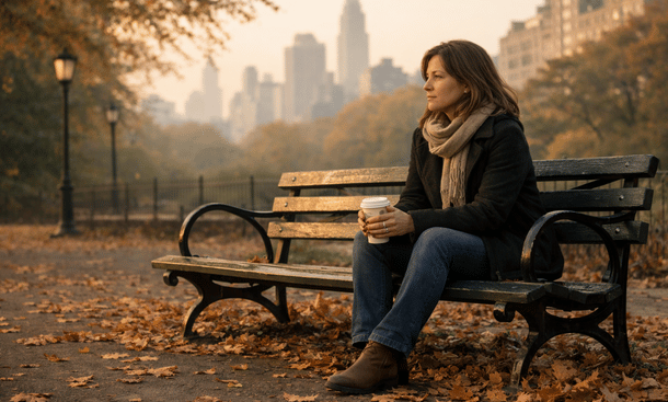 Introspective Park Moment