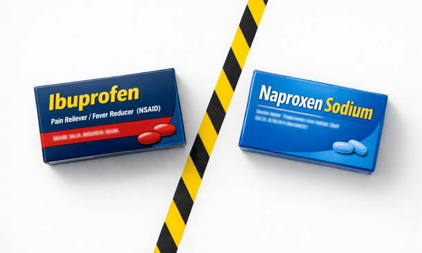 NSAID Medication Flat-Lay