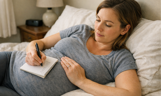 Tranquil Pregnancy Moment