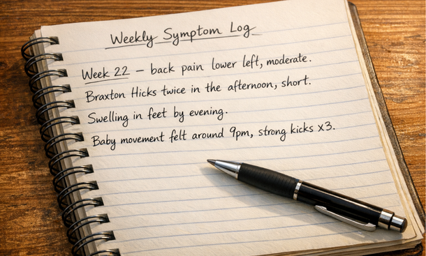 Weekly Symptom Log