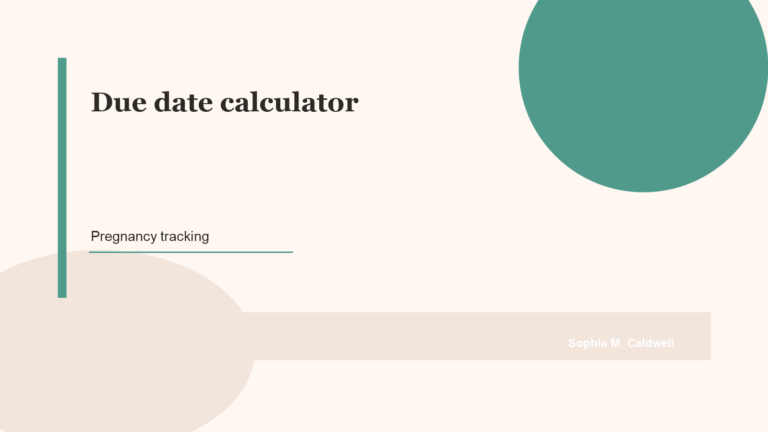 Due date calculator math and your conception date