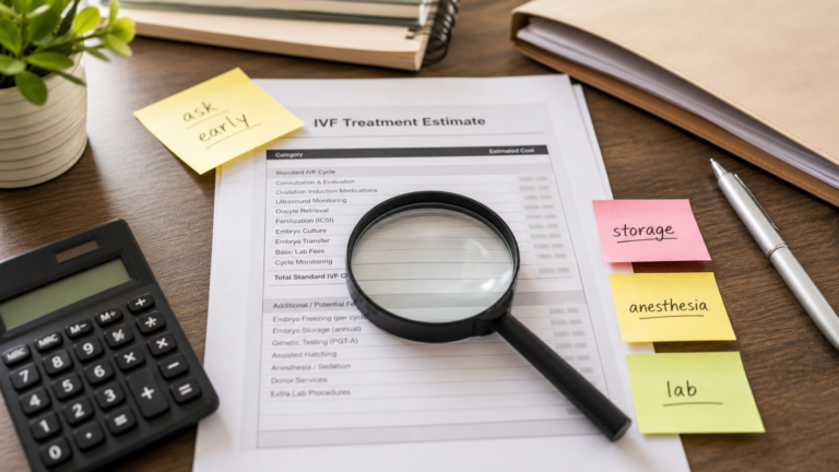 Hidden IVF fees to ask about early